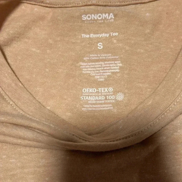 Sonoma The Every Day Tee women’s sz S long sleeve crew - Picture 3 of 5